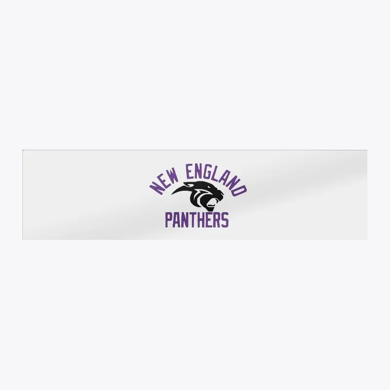 New England Panthers Bumper Sticker